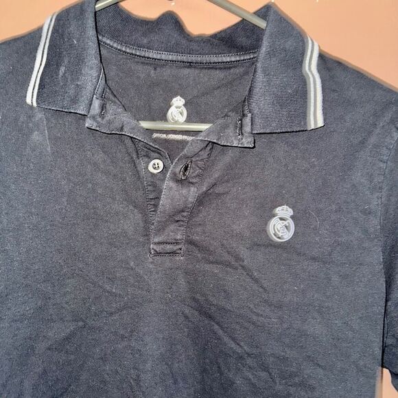 Real Madrid Official Signature Polo - Black - Size Small - Picture 2 of 8